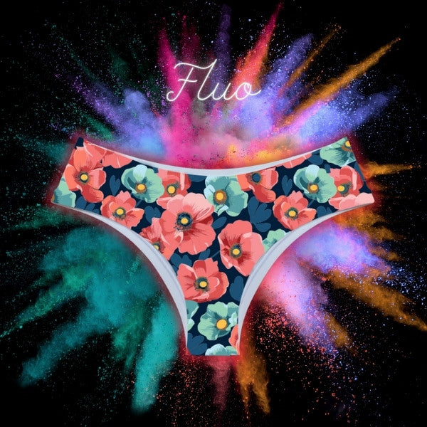 Tanga Flowers Fluo